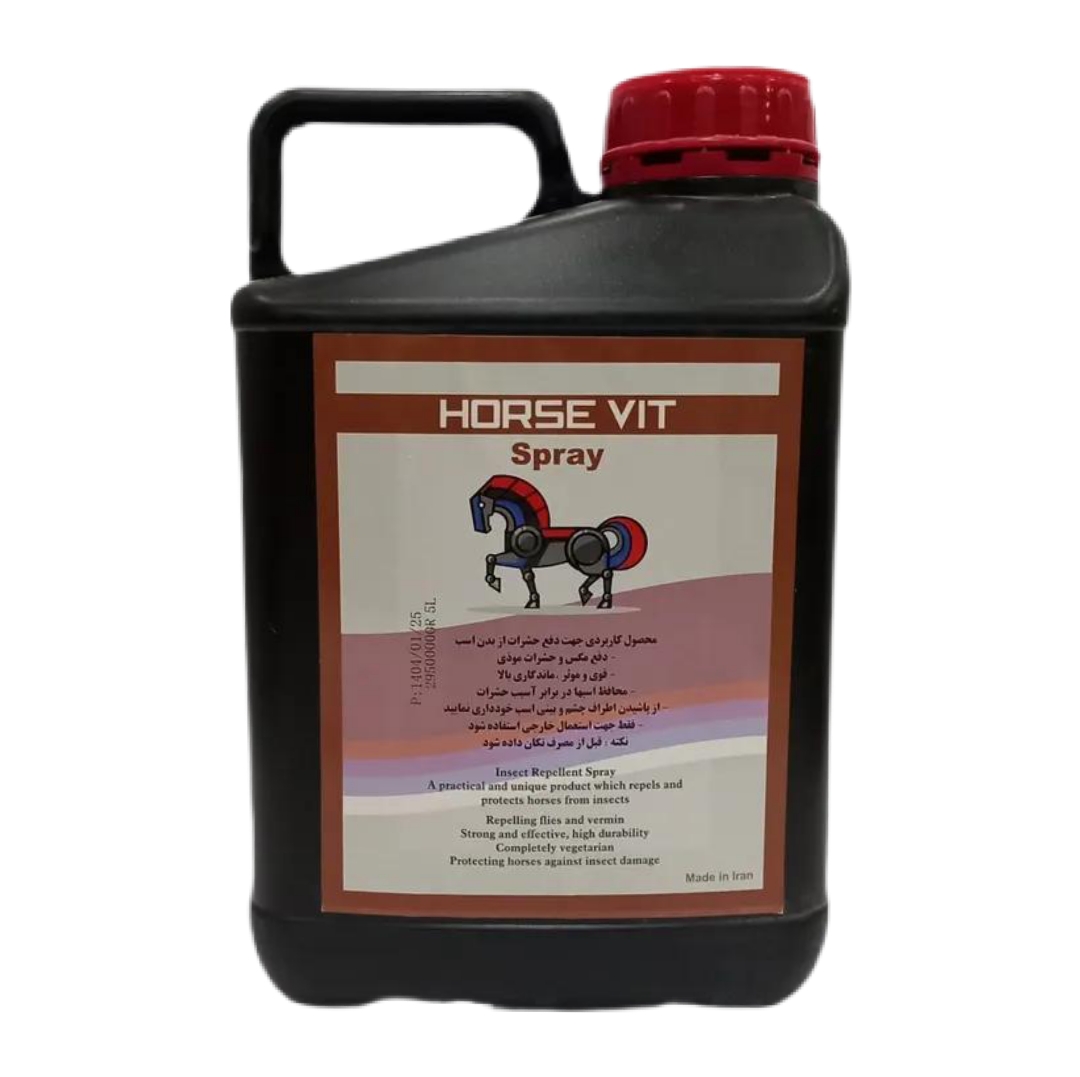 اسپری دفع مگس و حشرات اسب 5 لیتری HORSE VIT
